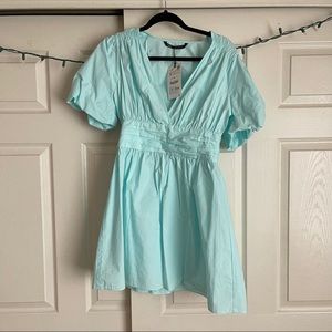 Baby Blue Mini Dress